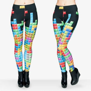 Tetris 3D Print Leggings