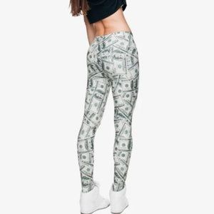 The Benjamins Money Leggings/ El Dia de Los Muertos leggings