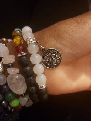 CANCER Zodiac Charm Bracelet