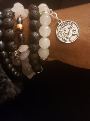 CAPRICORN Zodiac Charm Bracelet