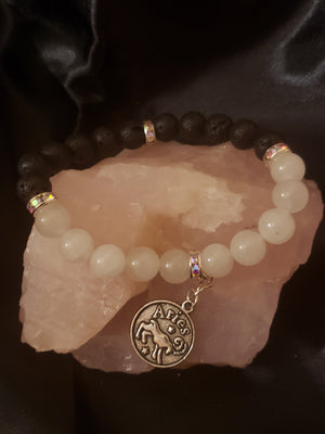 ARIES Zodiac Charm Bracelet