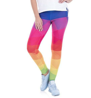 Colorful Triangles Rainbow Leggings