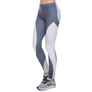 Grey Printed Feminina Fitness Leggings