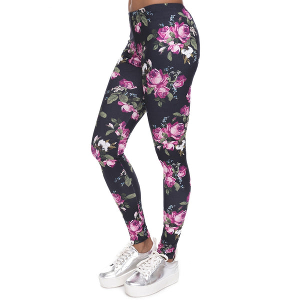 RETRO ROSES Leggings