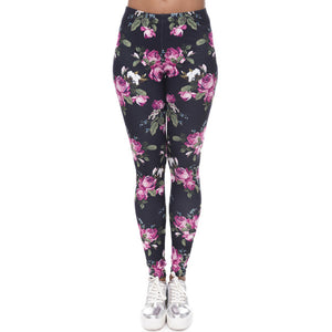 RETRO ROSES Leggings